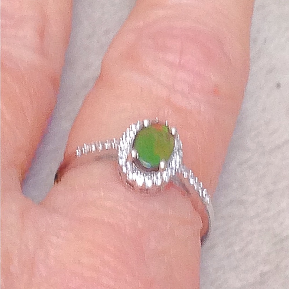 Canadian Ammolite Ring - Picture 3 of 3
